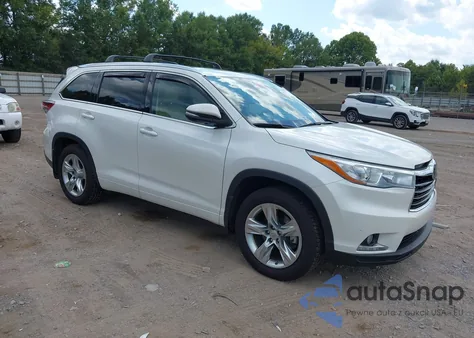 2015 Toyota Highlander Limited Platinum V6 z USA, uszkodzony, nr VIN 5TDDKRFH1FS157068